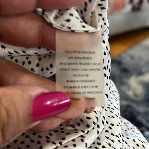 Ann Taylor Speckled Cowl Neck Blouse size 8 - Picture 9 of 9